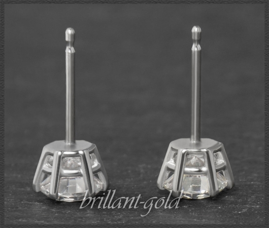 Brillant Solitär Stecker 585 Gold; 1,53ct, Si1